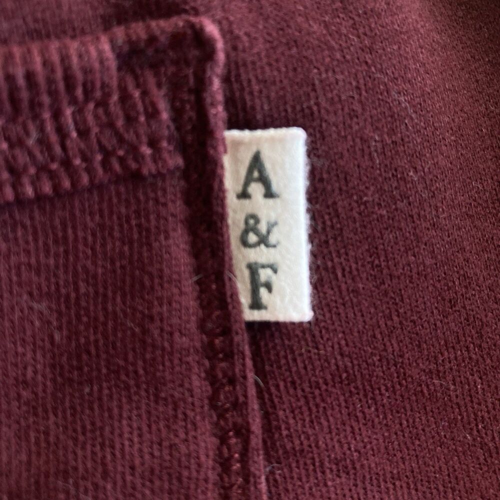 Y2K Abercrombie Fitch Shorts L Micro Mini Low Rise Sweat Terry Cloth Sporty - Picture 6 of 6